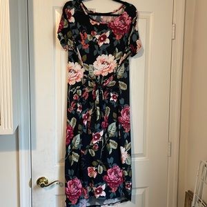XL Piphany Floral Tie Dress